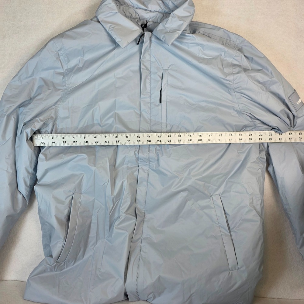 RAINS Fuse Overshirt 15520 Size L – Sky –NWT Men's Waterproof Lightweight Jacket - Picture 8 of 11